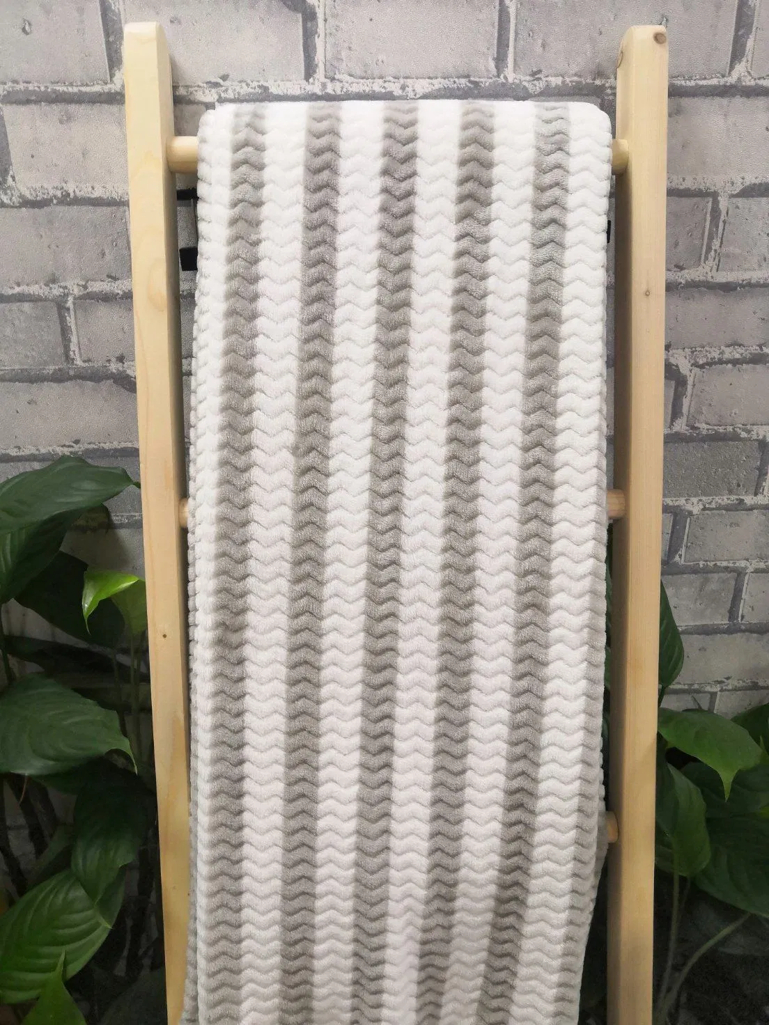 Jacquard Sherpa Decken, Soft Plush Fluffy Warm 100% Polyester Double Side Flannel Fleece Jacquard Flannel Blankets