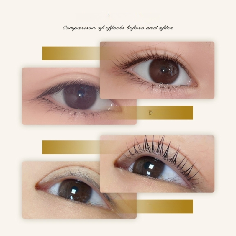 The Curled, Set, Enduring and Lengthened Permed Eyelashes