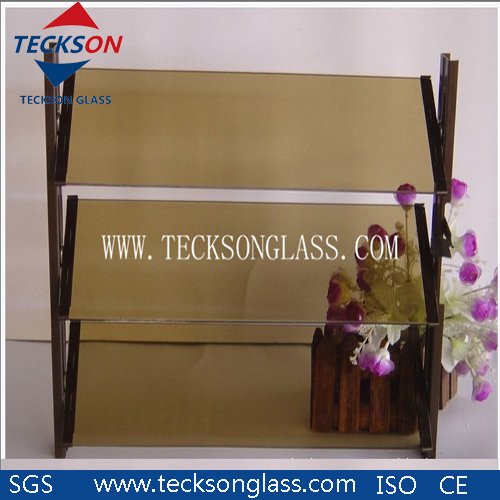 5mm Euro Bronze Colour Reflective Coated Float Glass for Building