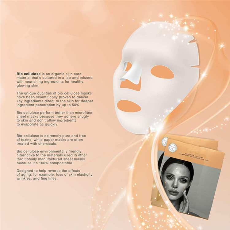 Advanced Anti Aging Lifting Hydrating Facial Treatment Brightening Face Sheet Mask