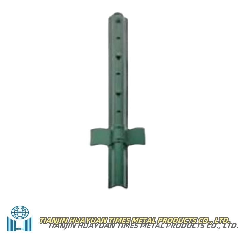 Strong Tubular Fence Post with Nuts and Washers for Durability