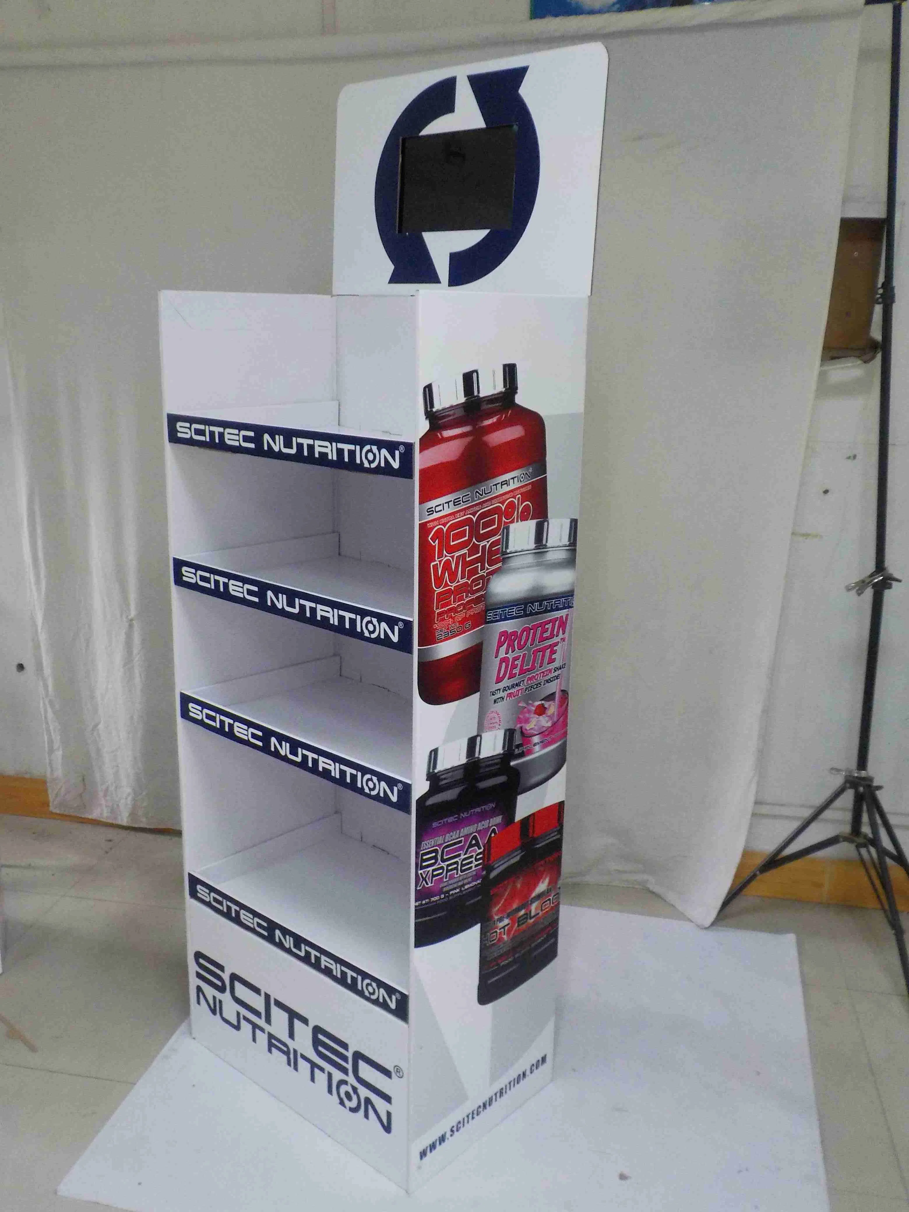 LCD Fsdu Cardboard Display Screen Montior