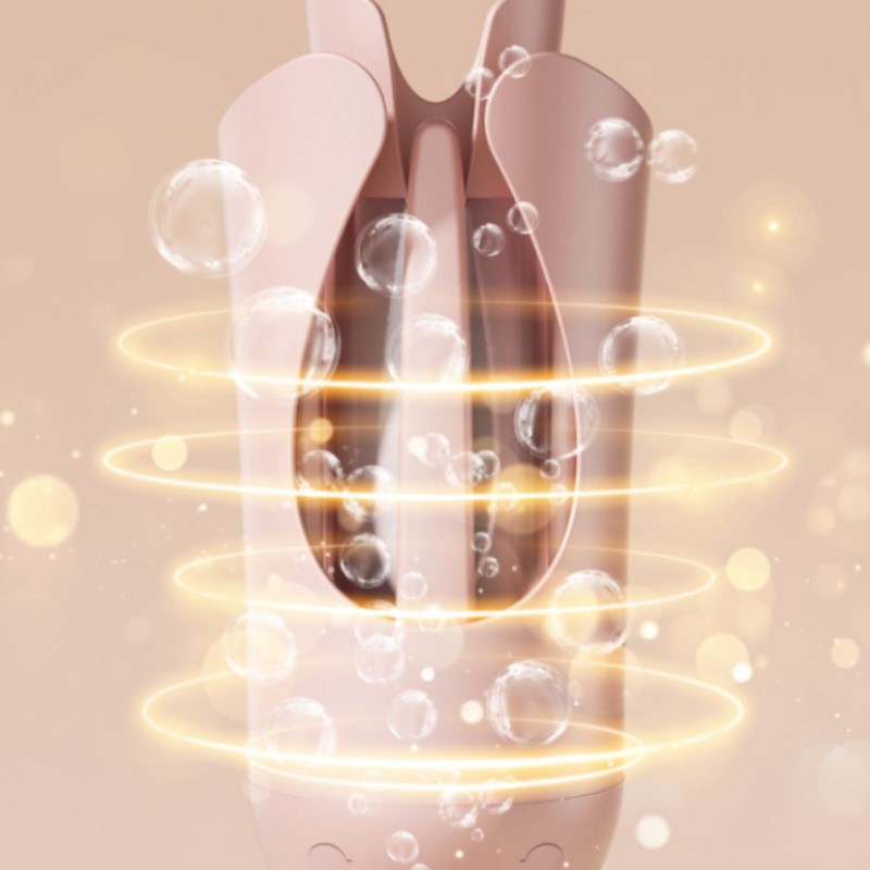 32mm Home Heating Curling Curler Wireless Portable LCD Curling Iron with USB Charging