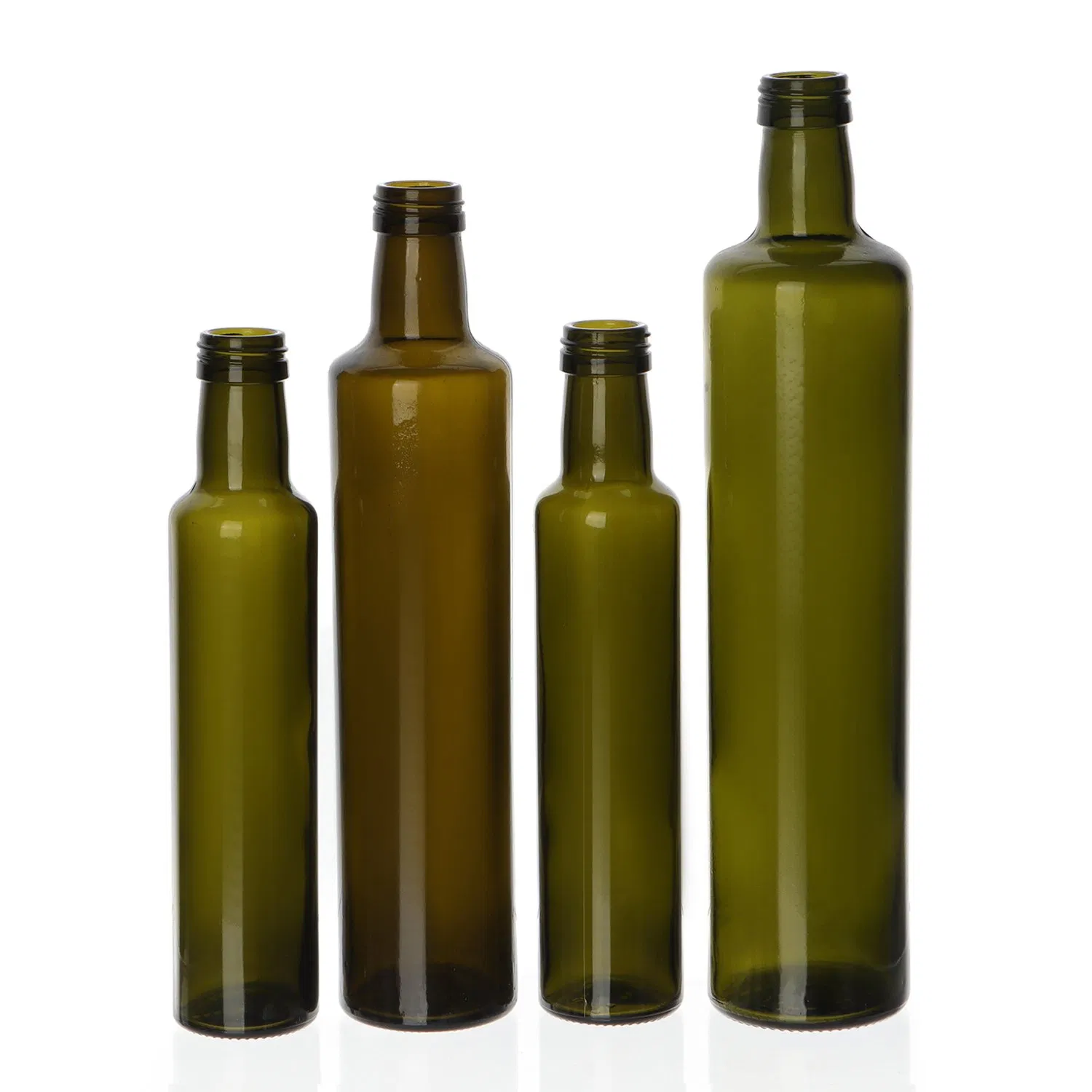 Custom Various Sizes Glass Olive Oil Bottle 500ml 750ml Cooking Oil Glass Bottle with Aluminum Cap
