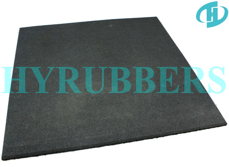 Safe-Play Recycled Rubber Crumb Tile, Rubber Floor Tile, Rubber Floor