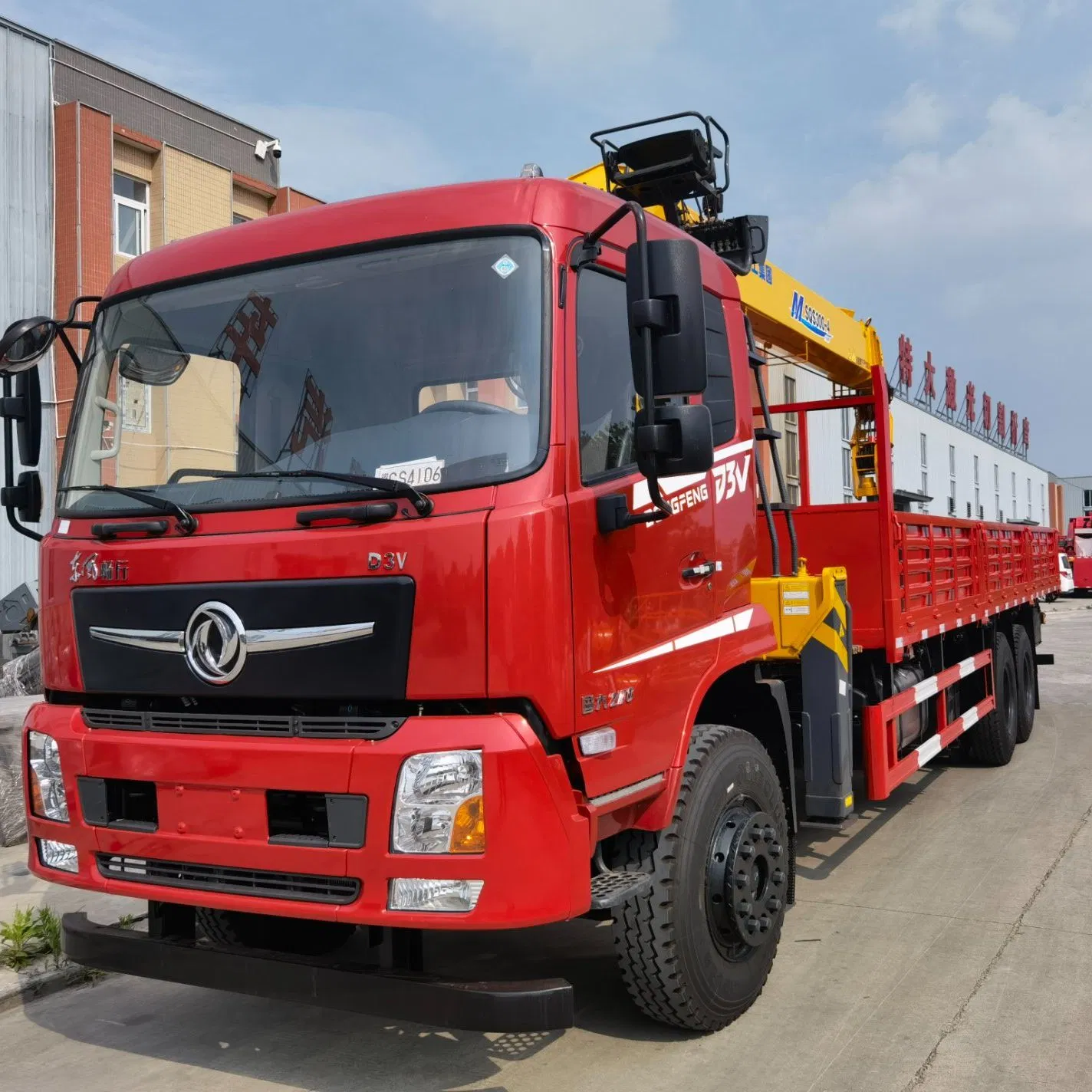 Truck Mounted Crane Jiangwei 8 Tons Telescopic Straight Arm Crane with 150m Lifting Capacity