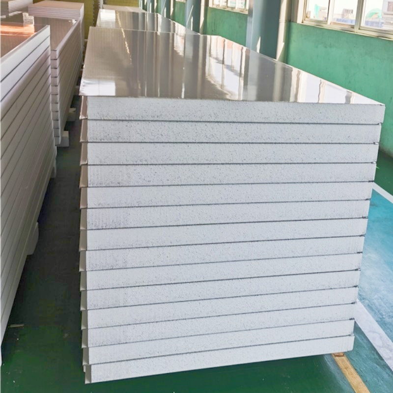ASA Construction Building Material 50mm/75mm/100mm/150mm Sound-Proof Composite Panels EPS/Rock Wool/Glass Wool/PUR/PIR Wall/Roof Sandwich Panels for Building