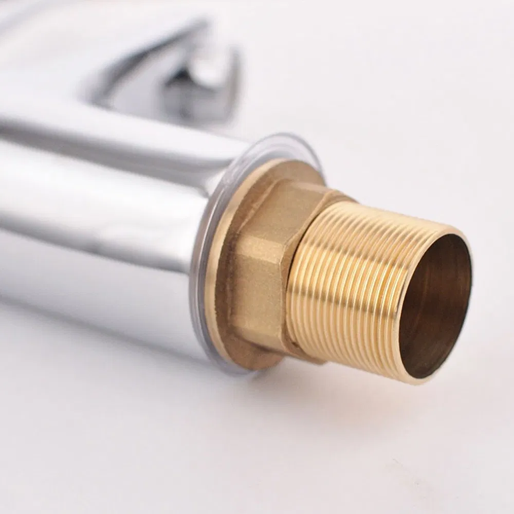 Faucet with Extended Medical Handle Hotel Kitchen Stove Elbow Type