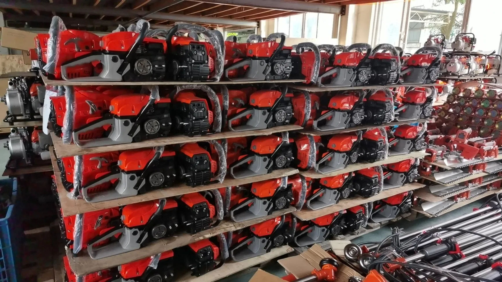 Gasoline Chain Saw, 58cc Gasoline Chainsaw Best Quality Power Engine 2-Stroke