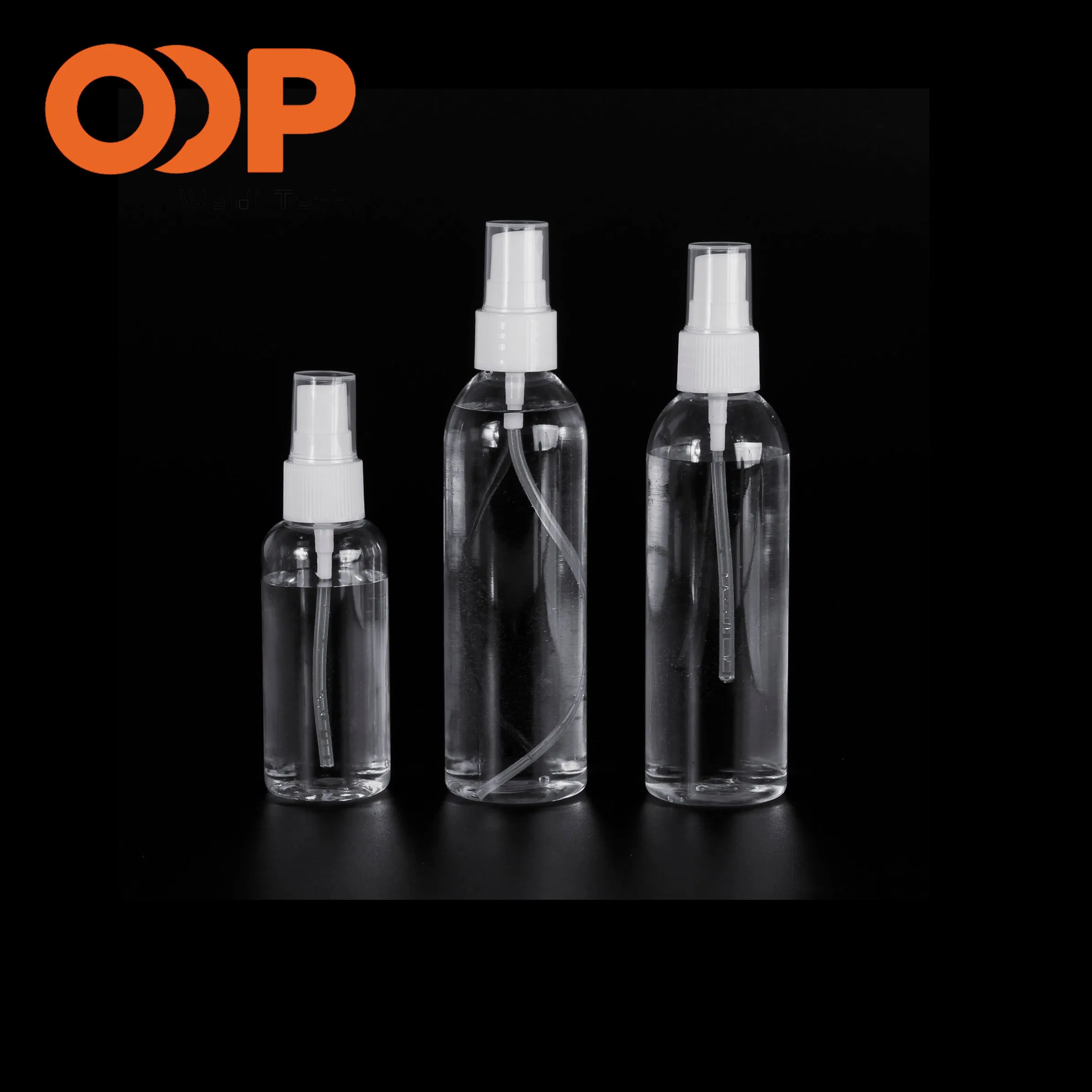 Clear Spray Bottle Pet Plastic Mist Spray 100ml Bottles