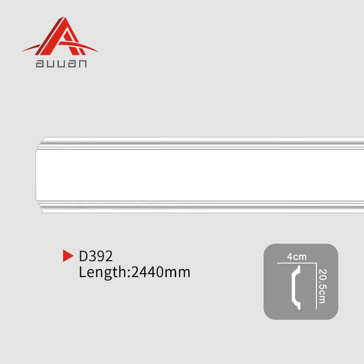 Waterproof Painted Primed White Polyurethane PU Interior Decorative Frame Moulding for Wall