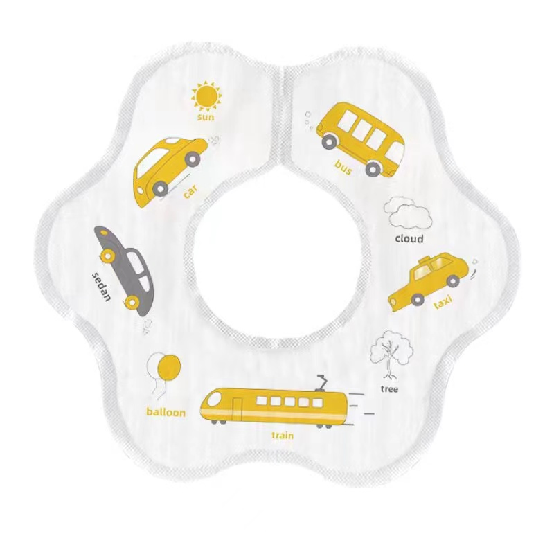 New Style Portable Waterproof Disposable 360 Degree Infant Saliva Towel with Good Quality