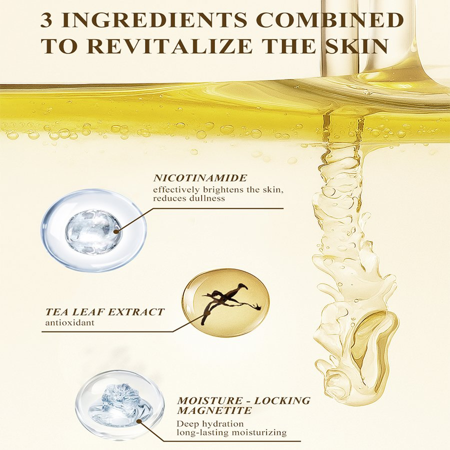 Tea Extract Brightening Body Oil with Nicotinamide for Hydrated Glowing Skin