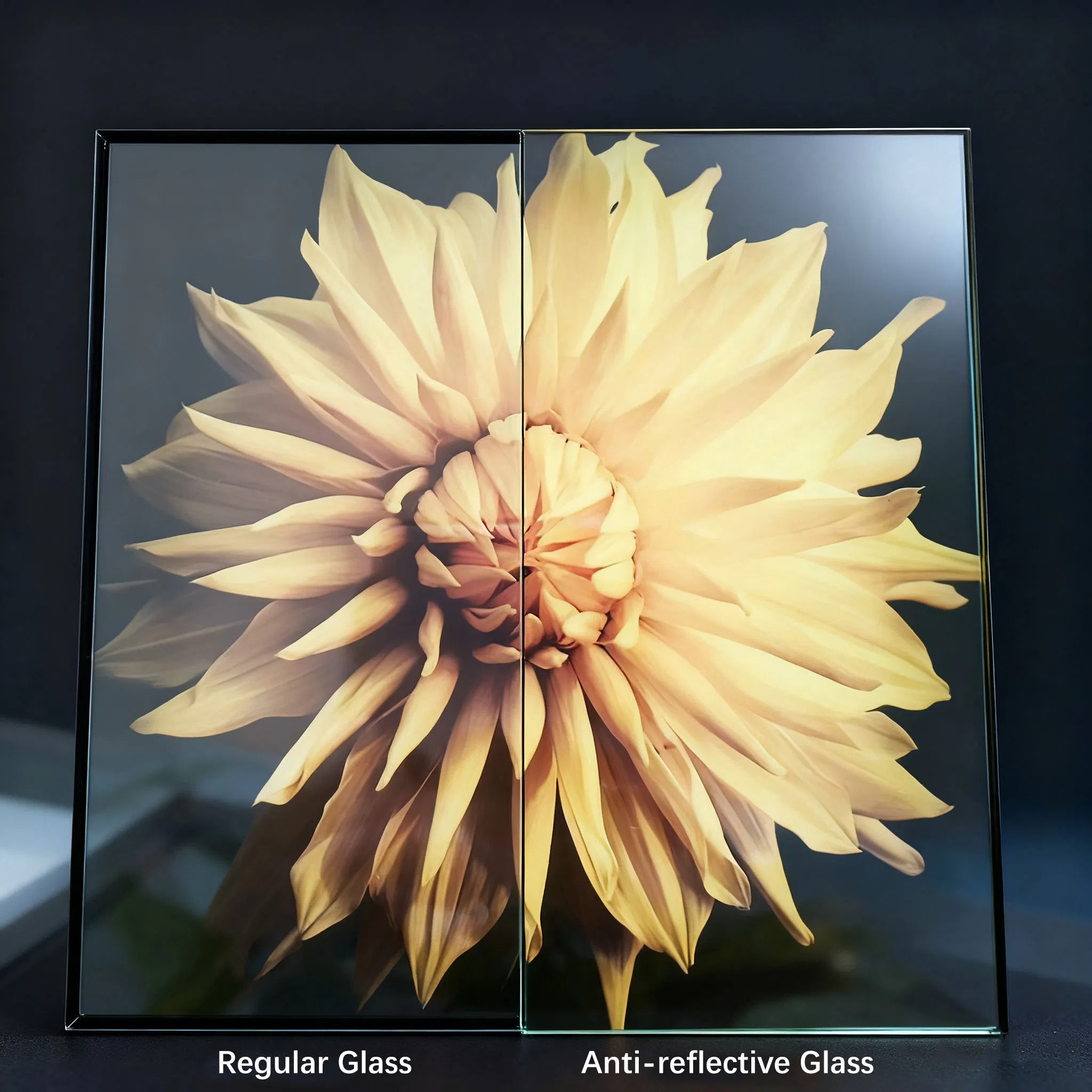 2/3/4/5/6/8/10/12mm Low Iron Coating Anti Reflective Glass for Showcase