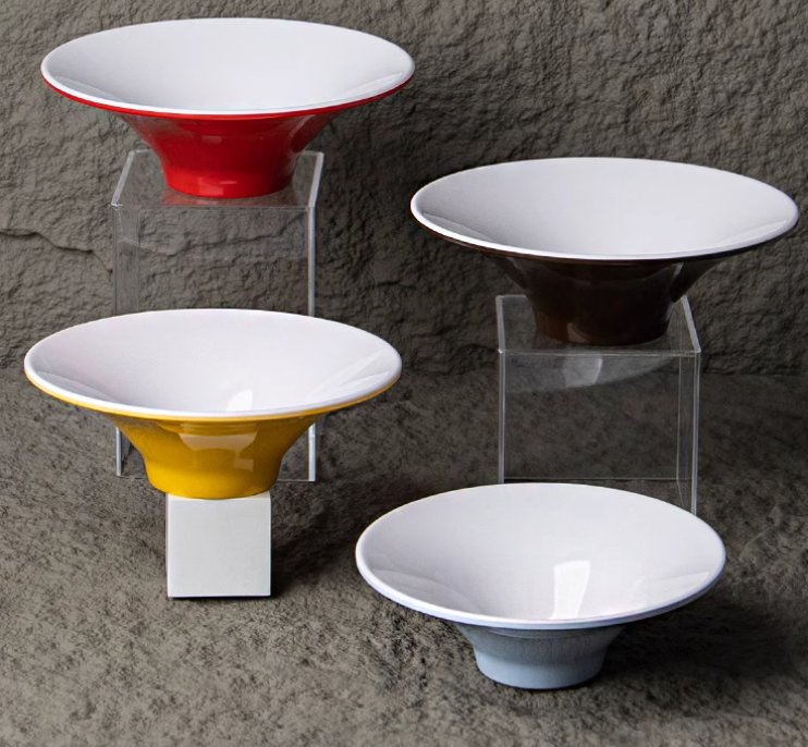 Stylish Reusable Melamine Bowls for Ice Cream and Desserts