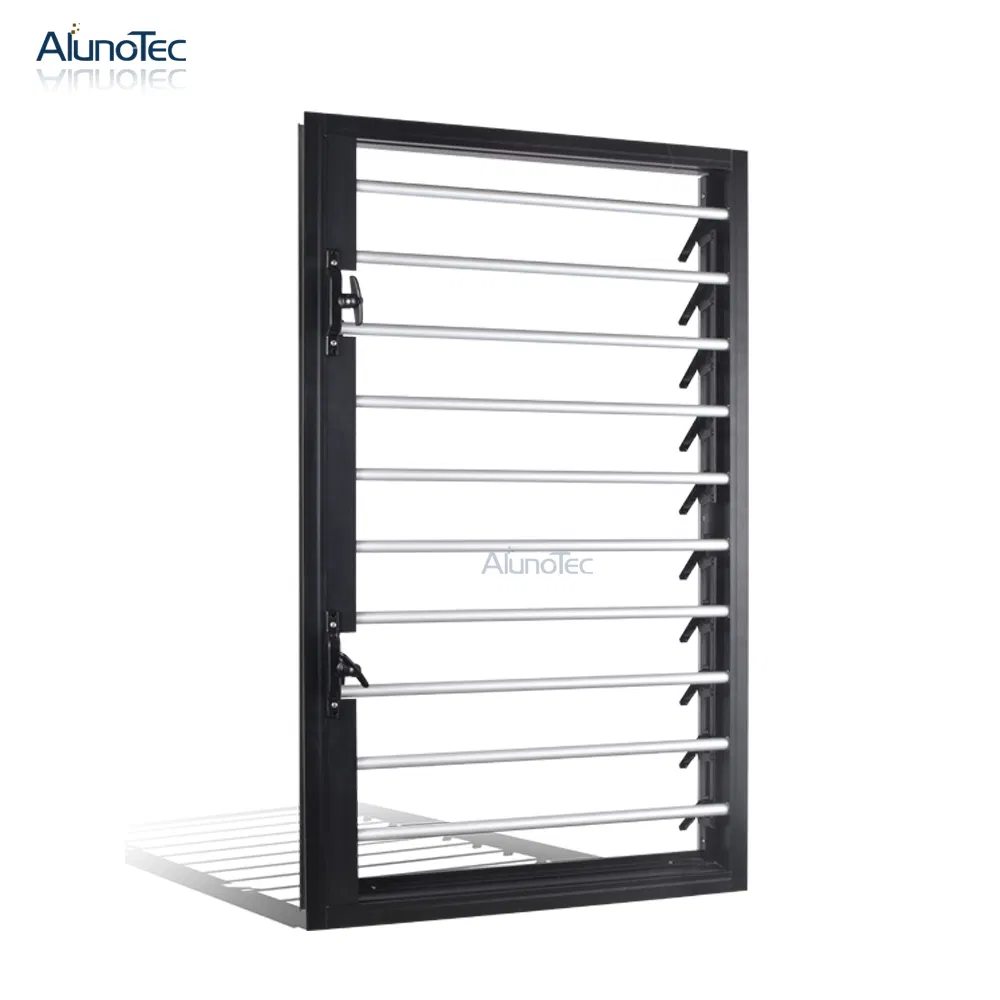 High Quality Customized Aluminum Glass Louver Mosquito Net Shutter Outdoor
