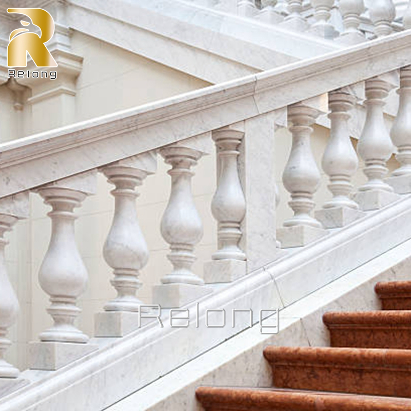 High Quality Hand Carved White Marble Stair Baluster Wholesale