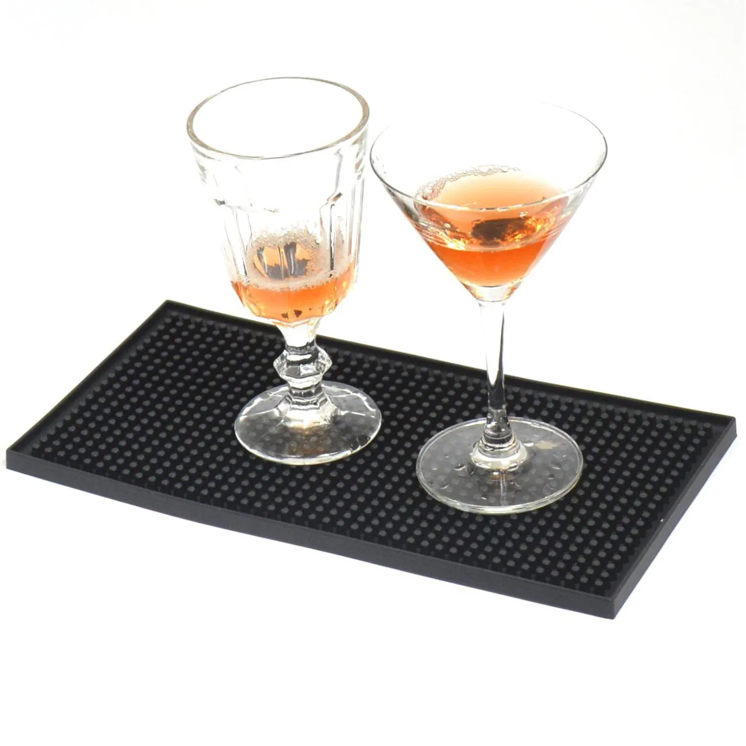 Best Selling Black Mats 12X18 Inches for Bars Restaurants Durable