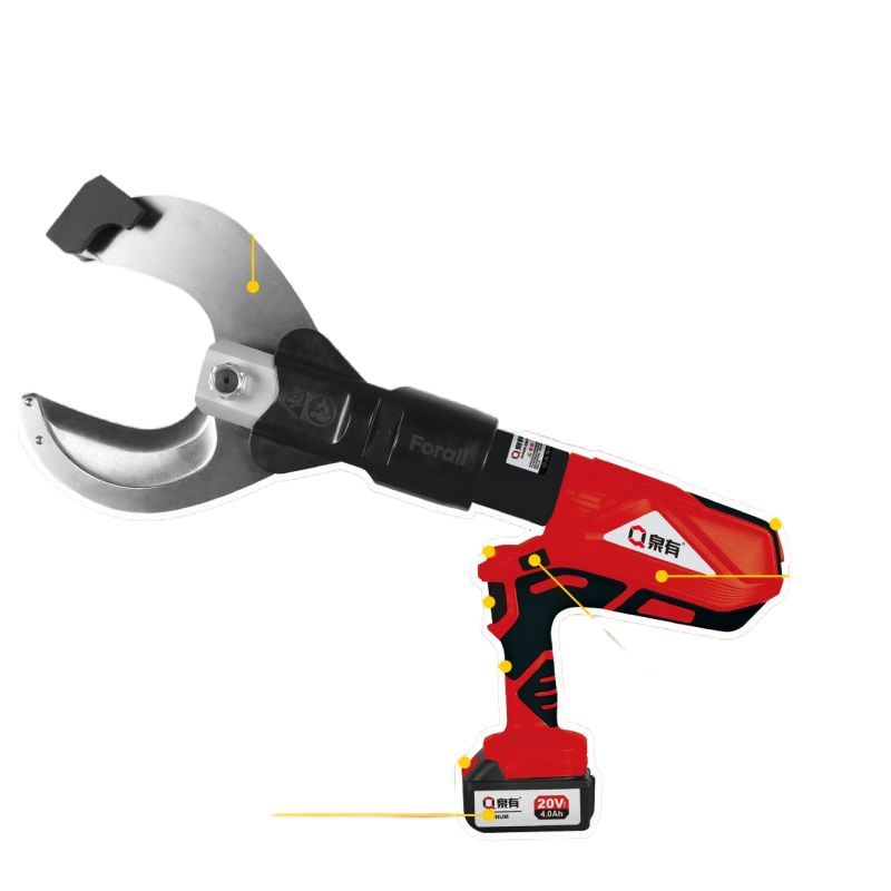128mm Mega Capacity Hydraulic Cable Cutter with Extended Stroke