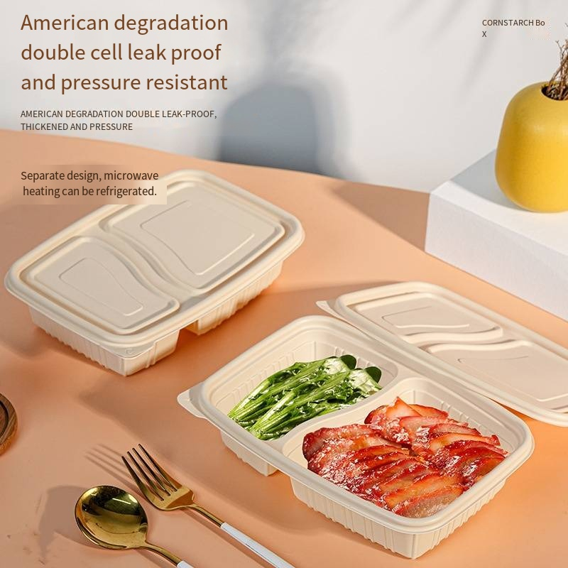 Disposable Biodegradable Pulp Clamshell Takeaway Take out Lunch Box Sugarcane Bagasse Food