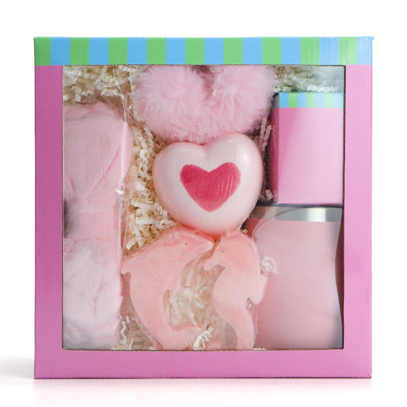 Deluxe Basket Care Package Love Bath Salt Ball Sponge Soap Aromatherapy Candles Get Well Women SPA Self Care Gift Set