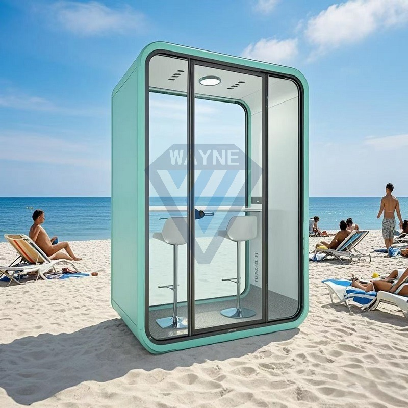 China Portable Cabin Easy Assemble DIY Outdoor Soundproof Booth for 2 Persons