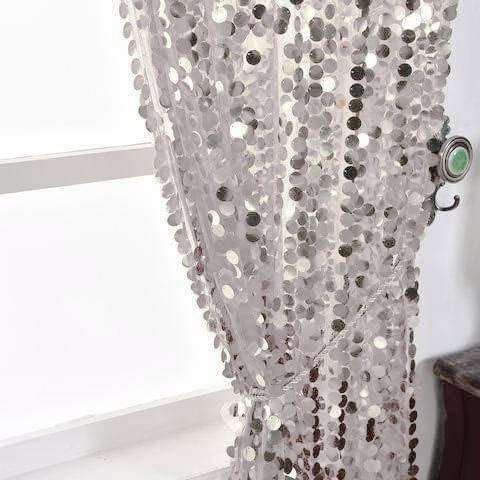 Surprise Price Birthday Curtains French Window Gold Fabric Sequin Curtain for Backdrop