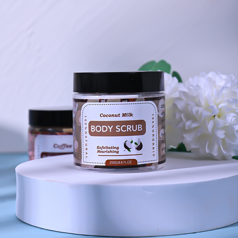 Beauty Cosmetics Skin Care Exfoliating Shea Butter Facial Scrub Coconut Body Scrub