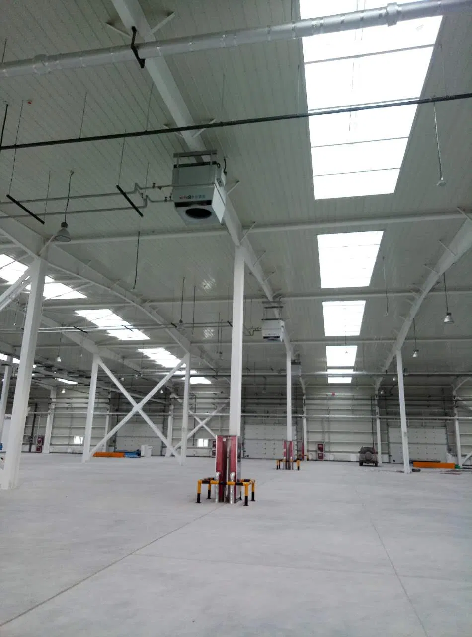 Airts-ED Ductless Rooftop Industrial Air Conditioner of PTC Heating Air Heater 380V Factory Warehouse Air Handling Unit