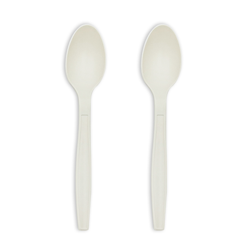 Disposable Cornstarch Fork Knife Spoon Set Psm Tableware Takeaway Utensil for Restaurant Use