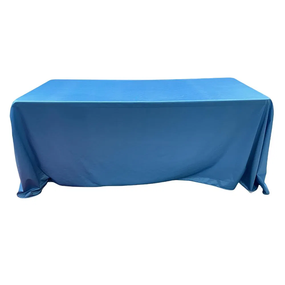4FT/6FT/8FT Table Cloth Trade Show Custom Drape Table Cover with Full Color Logo Printed Advertising Banner