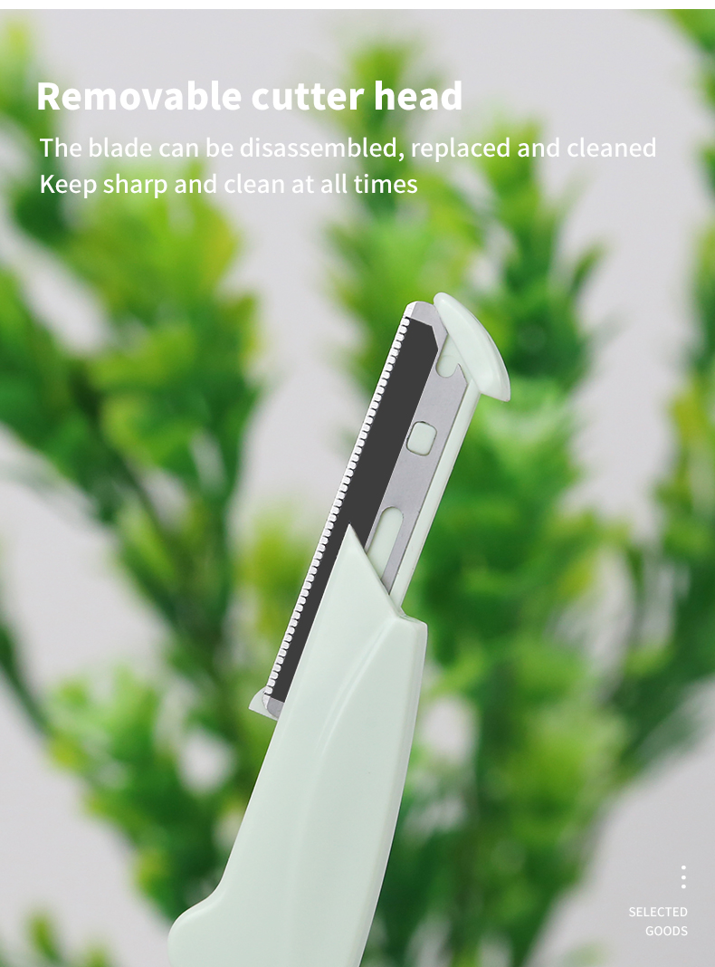 Premium Foldable Eyebrow Grooming Tool with Sharp Stainless Steel Blades