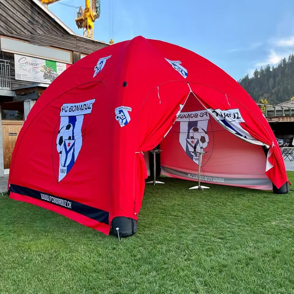 Custom Print Advertising Air Inflatable Dome Tent for racing event