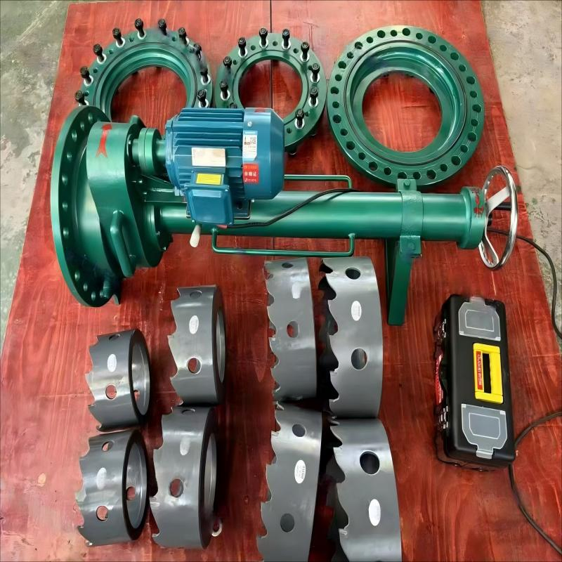 Factory Price Electric Pipeline Drill Hot Tapping Machine Set
