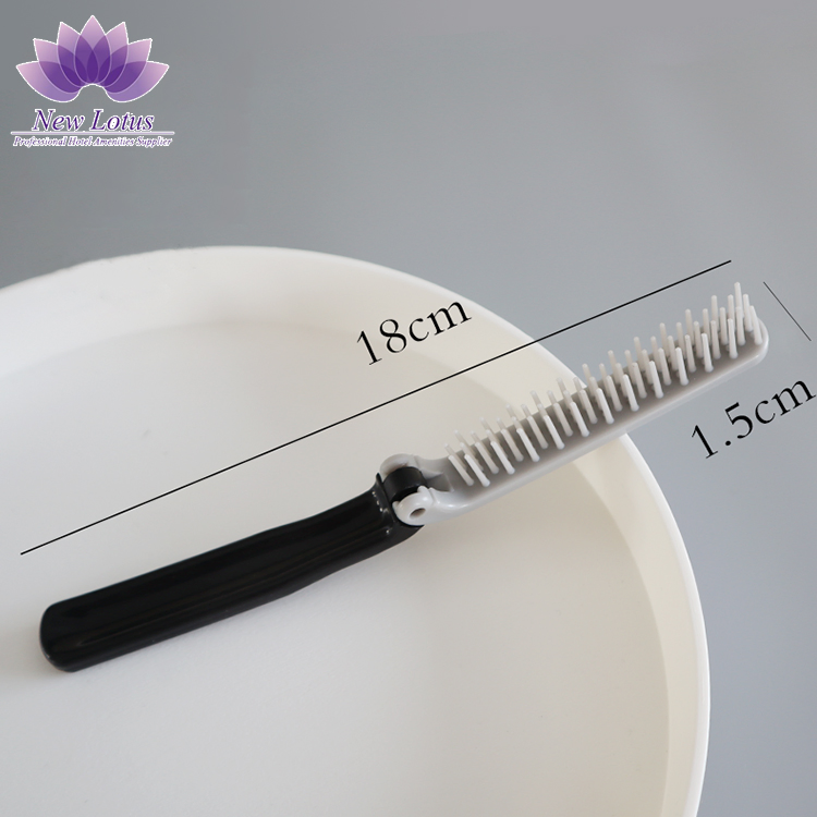 Hollowed-out Leaf Design Anti-Static Haircomb for Guesthouses and Homestays