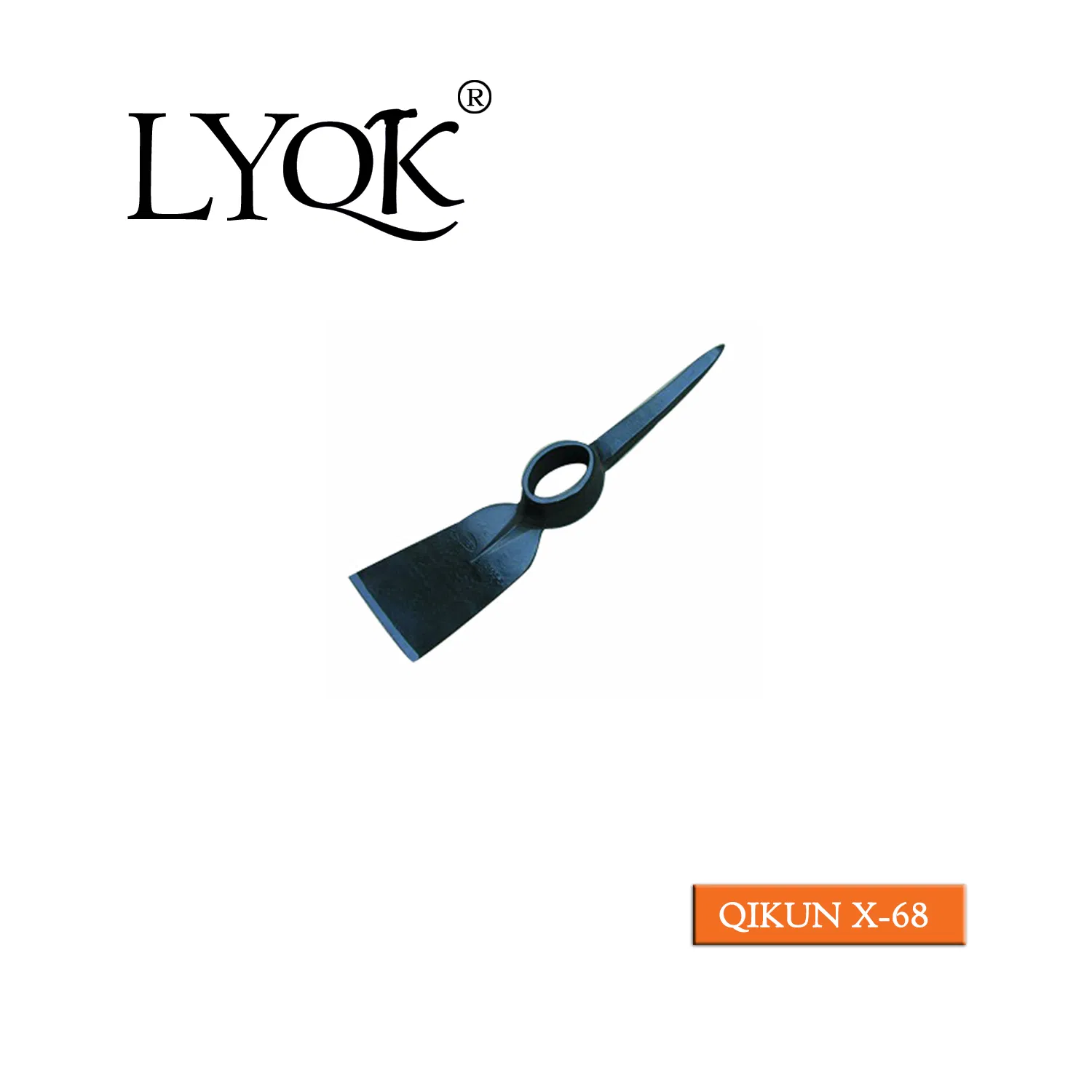 X-63 High Quality Rail Steel 65mn Agriculture Farm Garden Hardware Hand Tools Pick Head Mattock Pickaxe
