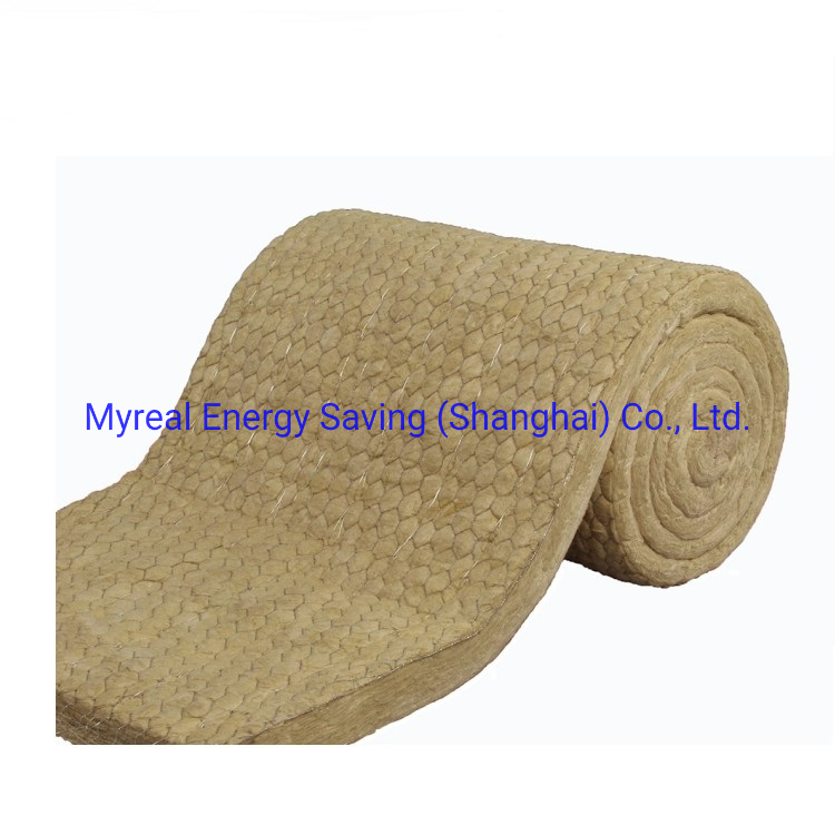 Myreal Soundproof Rock Wool Fiber Blanket Rock Wool Acoustic Insulation Blanket in Roll