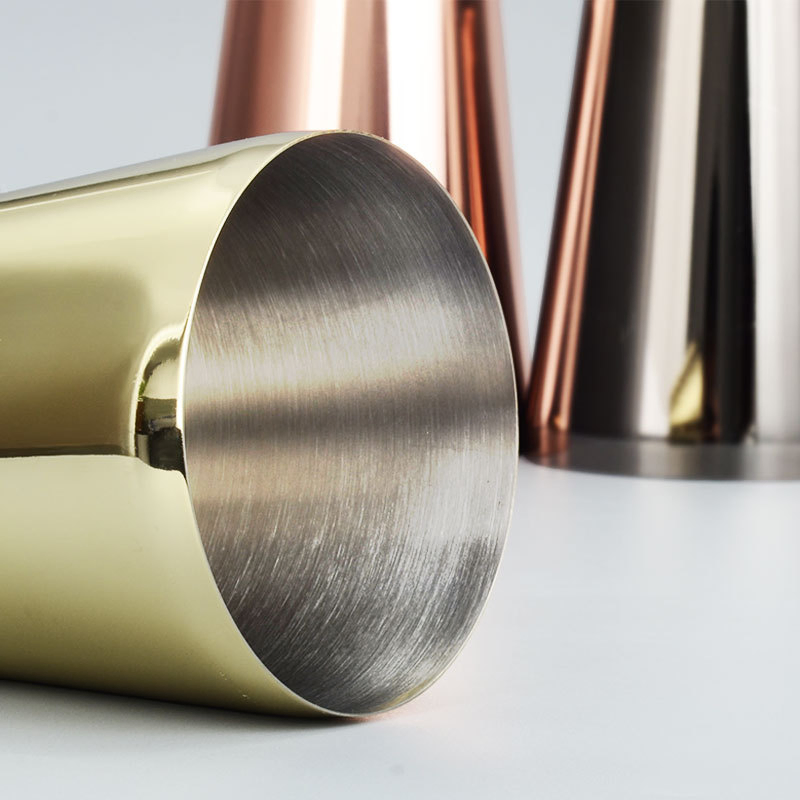 Бостонский шейкер для коктейлей, 550/750 мл, медное покрытие