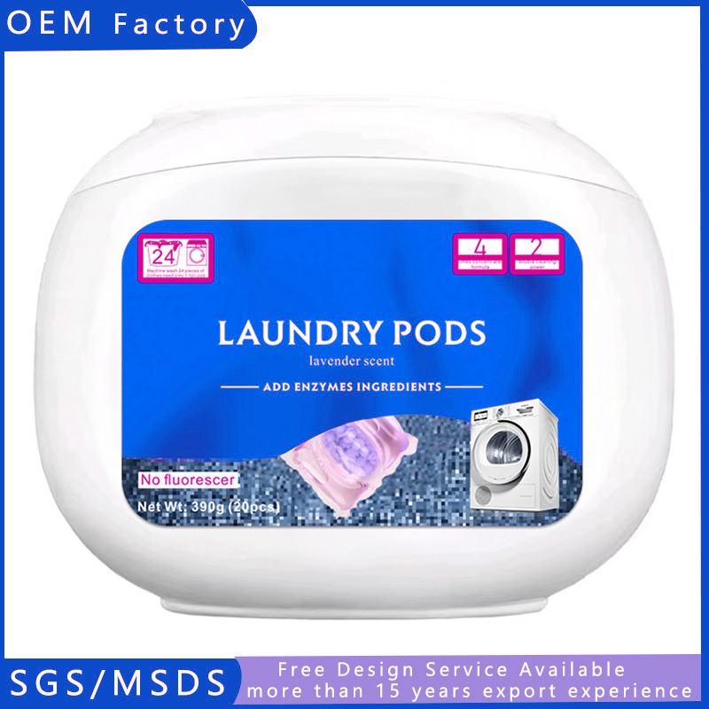 Easily Deep Remove Heavey Stain 10X Concentrated Laundry Detergent Pods Capsule