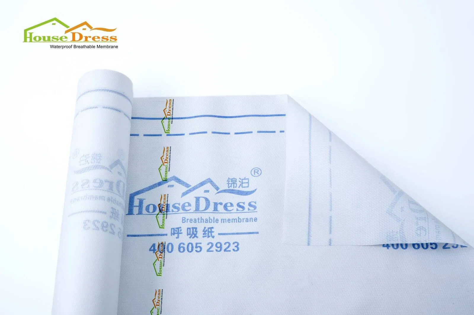 Waterproof Breathable Membranes for Wall and Roof Substrates