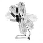 High Velocity Floor Fan Has a Powerful 120W Motor and a Large 20inch (50 cm) Fan Head