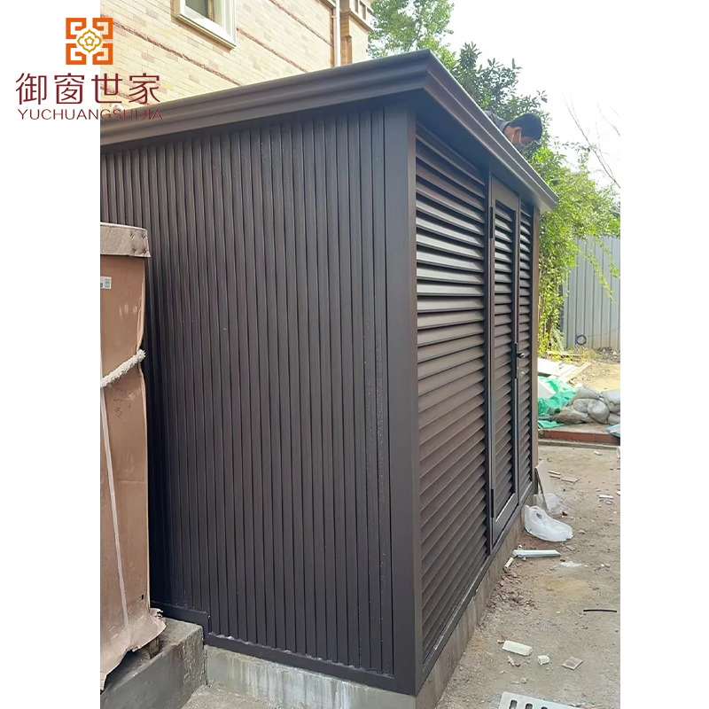 Modern Outdoor Aluminum Air Conditioner Perforated Shutters Air Conditioner Louver