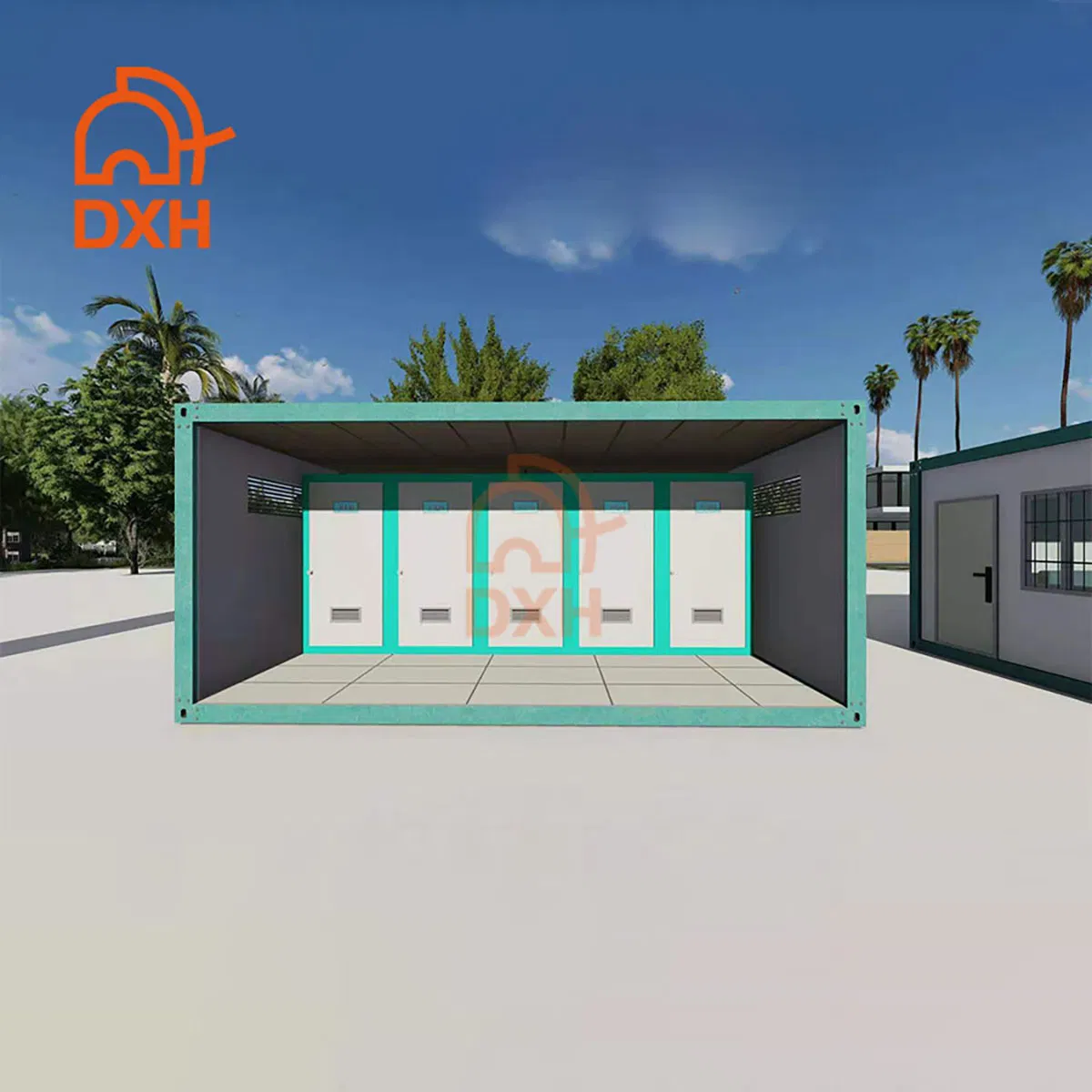 Dxh Additional Restroom Facilities Customized Bathroom Manufacture Existing Building Portable Small Cheap Price Parks Mobile Container Toilet