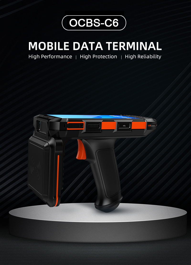 5.5inch Handheld Android Barcode Scanner Mobile Data Terminal Rugged Industry PDA