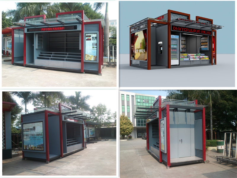 Light Weight Outdoor Food Kiosk with Customized Service
