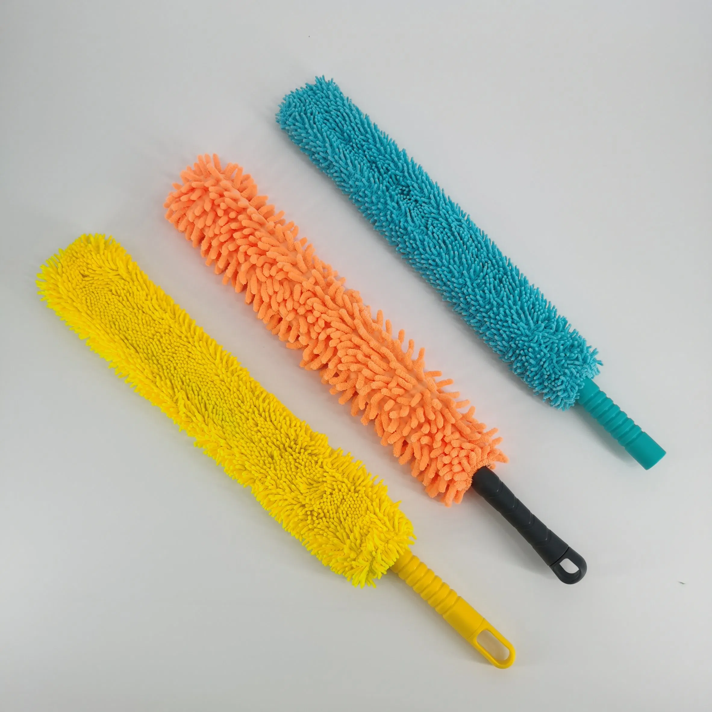 Retractable Gap Dust Cleaner Extension Retractable Household Cleaning Pole Rod Microfiber Cleaning Fan Duster