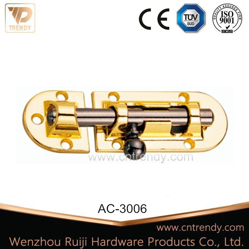 Door Hardware Zinc Alloy Window Door Guard in Gold Color (AC-3004)