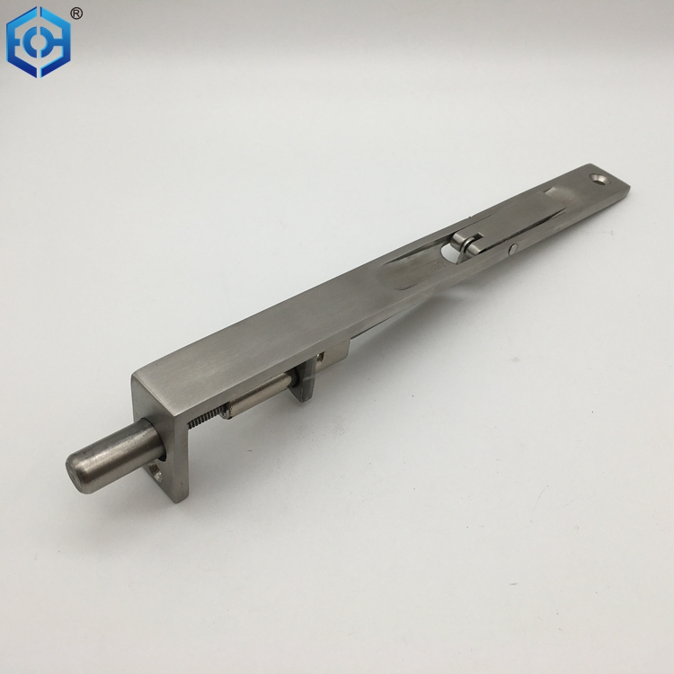 Stainless Steel Security Action Flush Slide Bolt Latch Lock