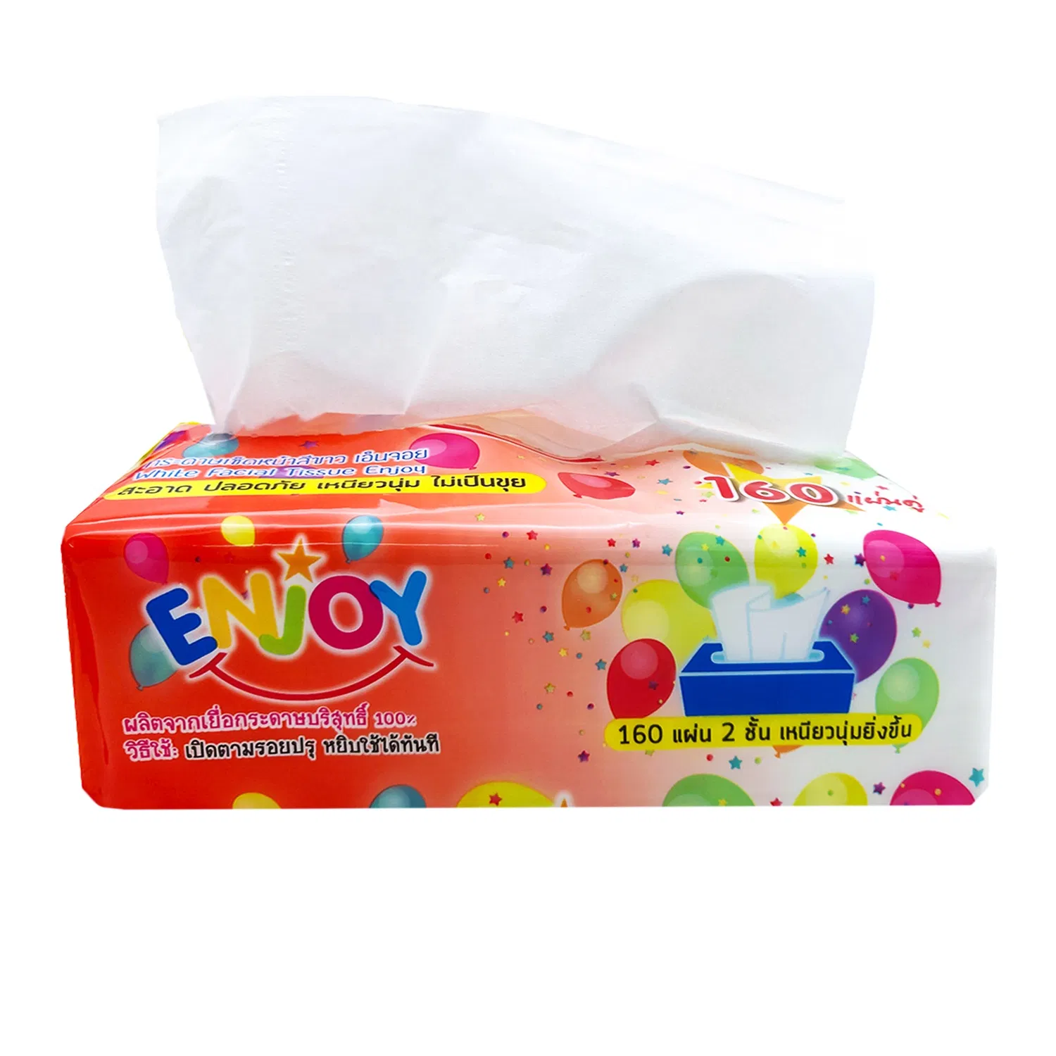 Wholesale Soft Smooth Customized Logo 100% Virgin Pulp Factory Direct Sale Tissue 2 Ply Facial Tissue for Household/Hotel/Office