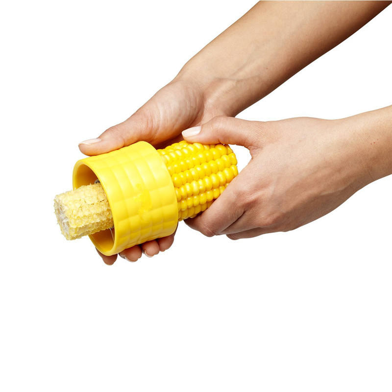 Factory Wholesale Stainless Steel Corn Cobber Tool Quick Peel Hand Corn COB Stripper